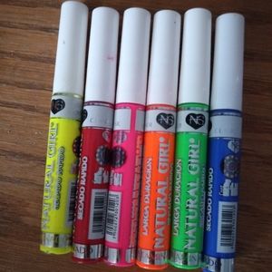 Natural girl neon eyeliner and eyeshadow used